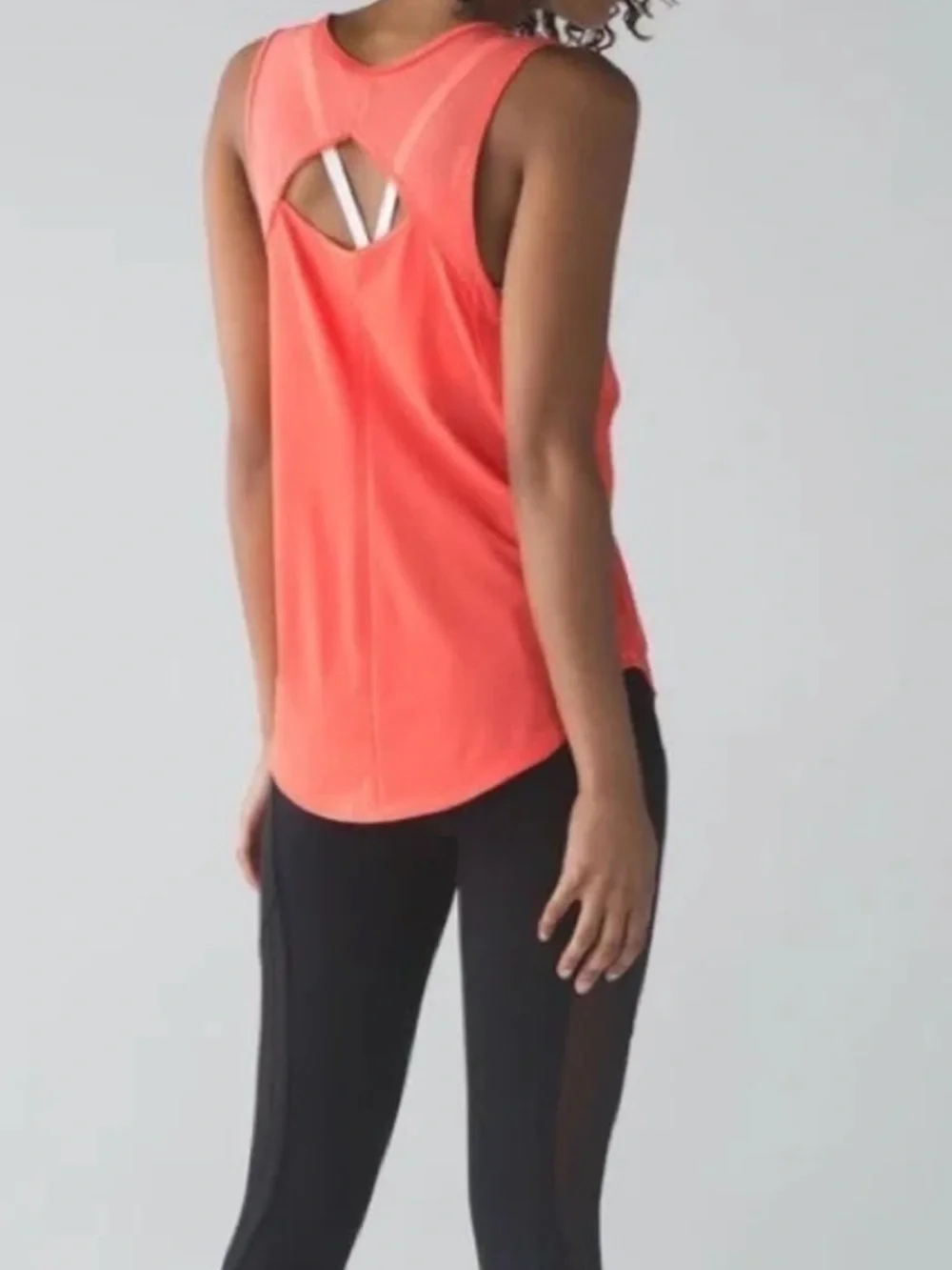 lululemon athletica Coral Cutout-Back Tank